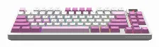 Teclado Msi Forge Gk600 Tkl Wireless, Inalambrico, Usb/bluetooth, Mecanico, Led Rgb, Ingles, Violeta/rosa